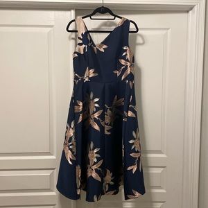 Navy Adrianna Papell Dress